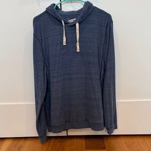 Johnnie-O Terry Cloth California Nixon Laguna Blue Men’s Hoodie Size Medium